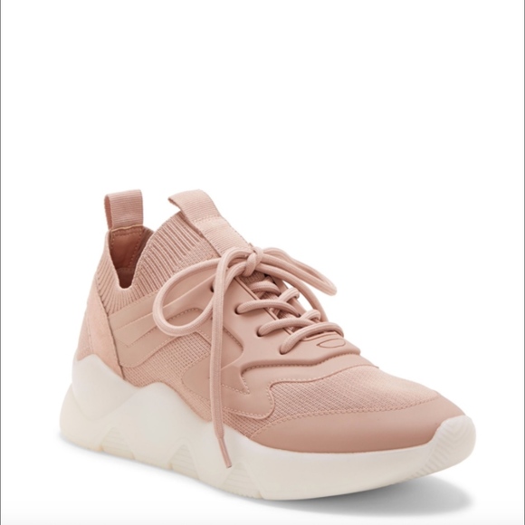 Vince Camuto Shoes - Vince Camuto Leddenta Knit Sneaker Blush Sz 9 Shoe